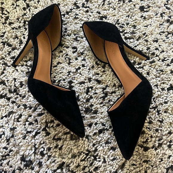 J. Crew Classic Black Pointed Heels - Picture 5 of 11